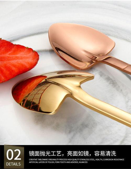 网红吃瓜神器不锈钢勺子,不锈钢勺子的独特魅力与实用解析
